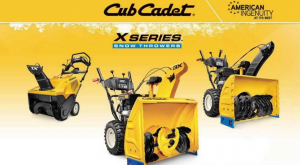 CubCadet X-Series Snow Throwers